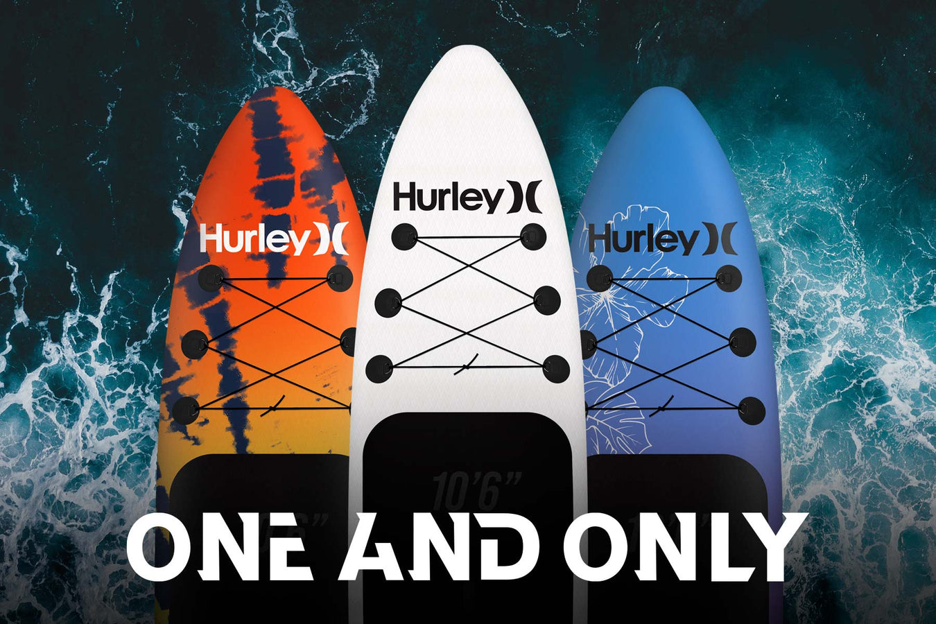 Shop Hurley: One and Only Series Inflatable Stand Up Paddleboards at HeySurf