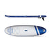 Top View and Side View of the AquaPlanet Seeker 10'8" iSUP Inflatable Stand Up Paddleboard Set