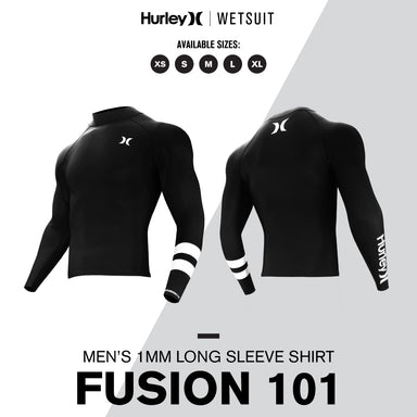 Hurley Fusion Wetsuit Men 101 Long Sleeve Shirt