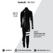 Features of the Hurley Wetsuit Fusion 302 Youth 2mm Back Zip Fullsuit
