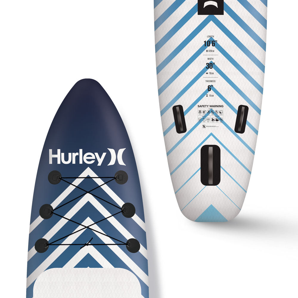 Hurley One & Only Signal Blue White Grip 10' 6" iSUP Set